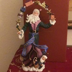 Lenox Santa’s Magical Rainbow of Gifts 2012. Pencil Santa